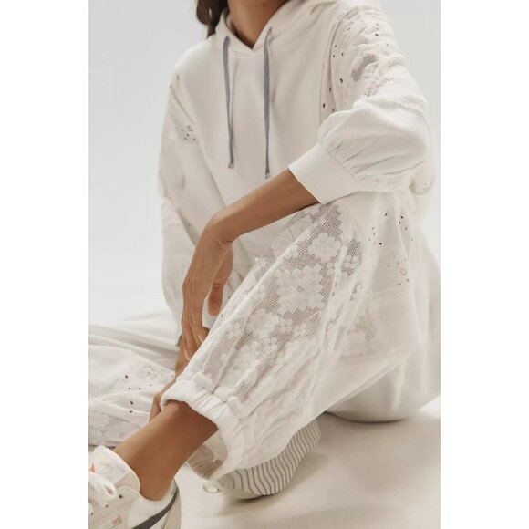 Daily Practice Rhythmic Lace Mesh Sweatpants M - Picture 4 of 4